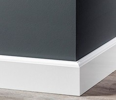 MDF Plint Eigentijds Gelakt RAL 9010 Vochtwerend MDF Plint Eigentijds Gelakt RAL 9010 Vochtwerend