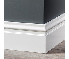 MDF Plint Renaissance Gelakt RAL 9010 Vochtwerend MDF Plint Renaissance Gelakt RAL 9010 Vochtwerend