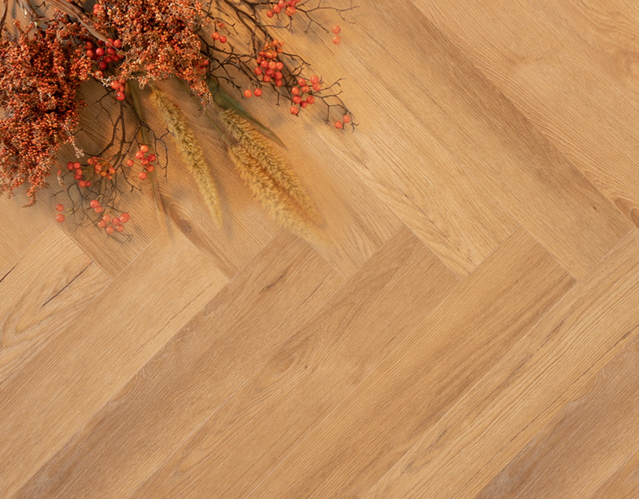 Douwes Dekker Ambitieus Trendy Visgraat Gemberkoek Rigid Click PVC Douwes Dekker Ambitieus Trendy Visgraat Gemberkoek Rigid Click PVC