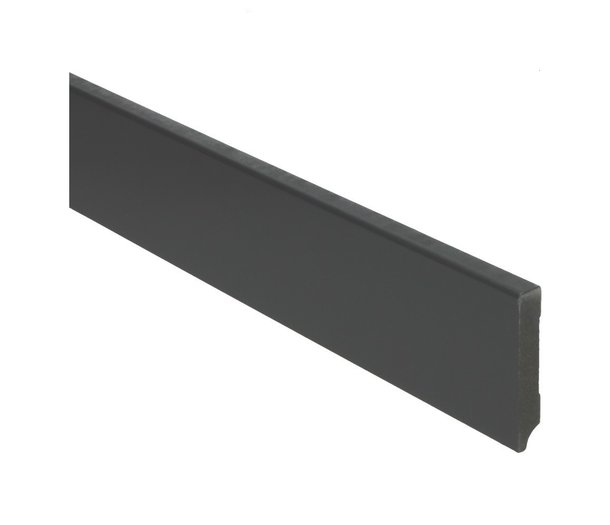 MDF Plint Modern Gelakt RAL 9005 Vochtwerend MDF Plint Modern Gelakt RAL 9005 Vochtwerend