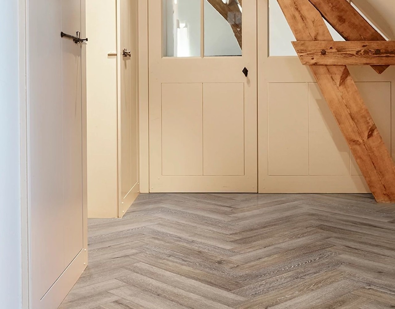 COREtec COREtec Naturals Herringbone Acorn VG854 Rigid Core Click PVC