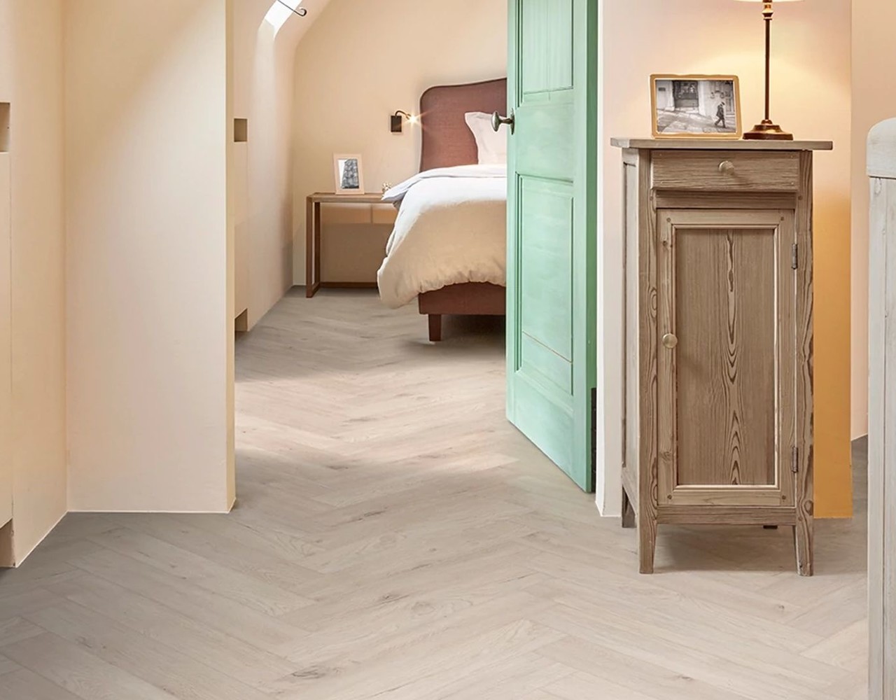 COREtec COREtec Naturals Herringbone Desert VG805 Rigid Core Click PVC COREtec COREtec Naturals Herringbone Desert VG805 Rigid Core Click PVC