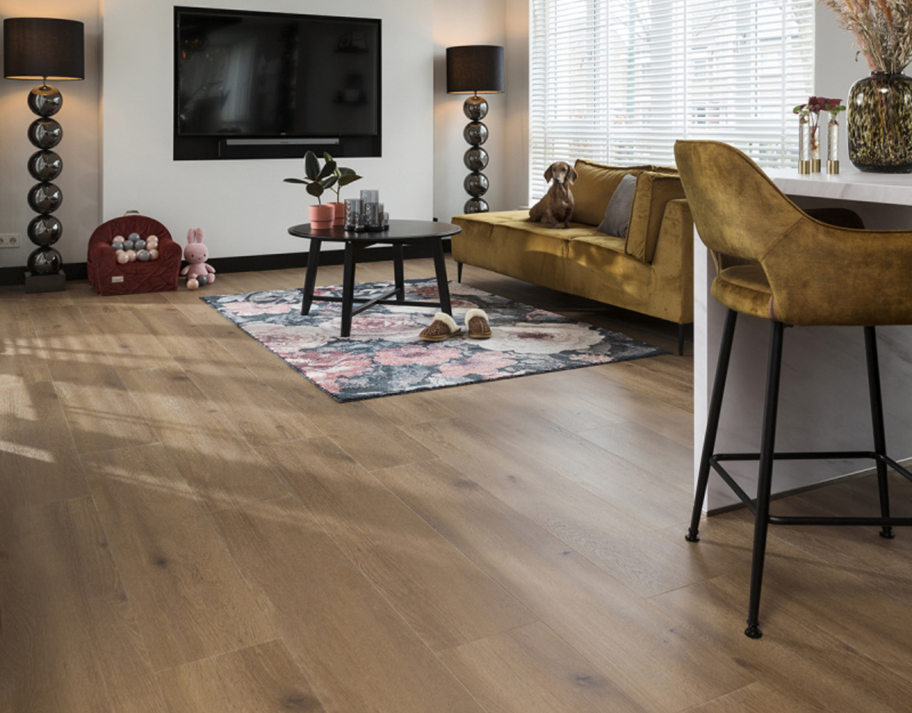 Douwes Dekker Krachtig Solide Brede Plank Oregano 4V Laminaat