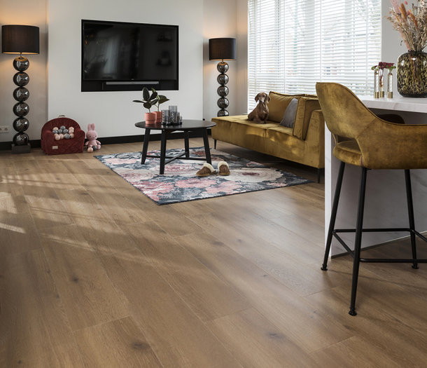 Douwes Dekker Krachtig Solide Brede Plank Oregano 4V Laminaat