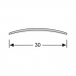 PPC Dilitatieprofiel Zelfklevend 30 mm. RVS 270 cm. PPC Dilitatieprofiel Zelfklevend 30 mm. RVS 270 cm.