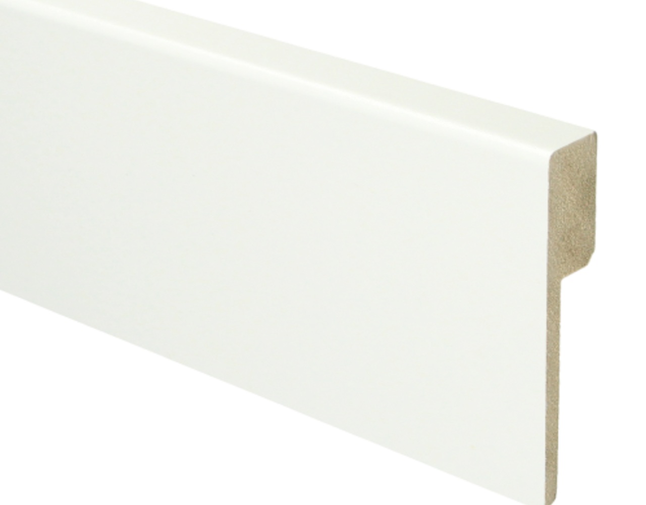 MDF Overzetplint Modern 90x18 Gelakt RAL9016 Vochtwerend MDF Overzetplint Modern 90x18 Gelakt RAL9016 Vochtwerend