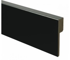 MDF Overzetplint Modern 90x18 Gelakt RAL9005 Vochtwerend MDF Overzetplint Modern 90x18 Gelakt RAL9005 Vochtwerend