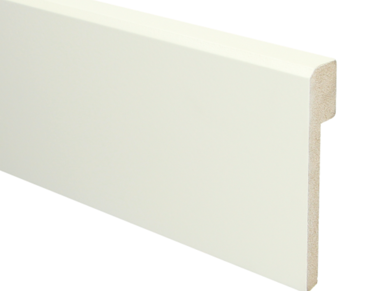 MDF Overzetplint Klassiek Gelakt RAL9010 Vochtwerend