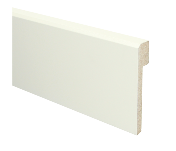 MDF Overzetplint Klassiek Gelakt RAL9010 Vochtwerend