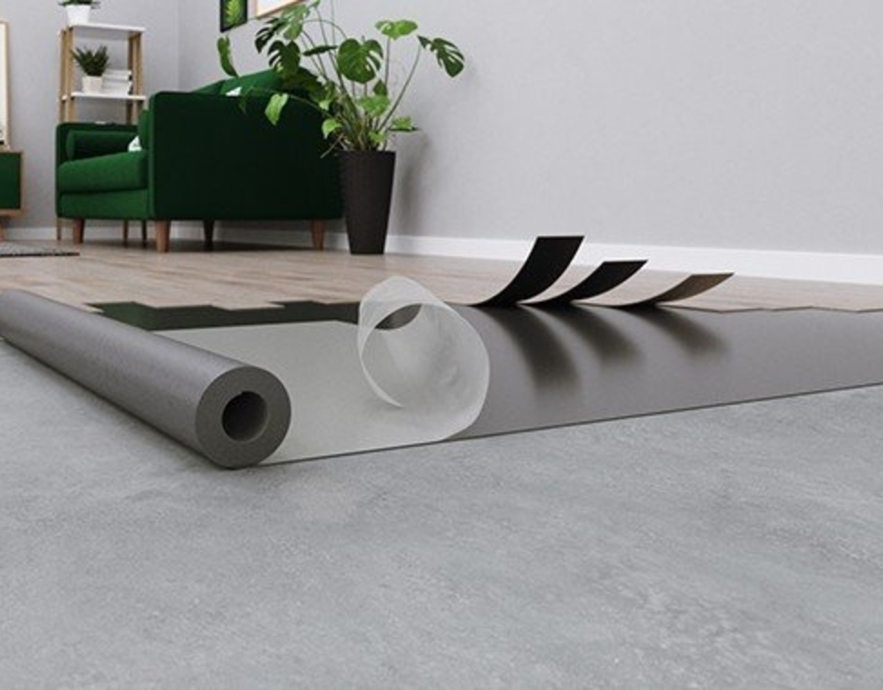 PPC zelfklevende ondervloer voor Plak PVC - 6,5 m2 PPC zelfklevende ondervloer voor Plak PVC - 6,5 m2