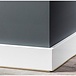 MDF Plint Modern RAL 9010 Vochtwerend met uitsparing voor geluidreducerende strip MDF Plint Modern RAL 9010 Vochtwerend met uitsparing voor geluidreducerende strip