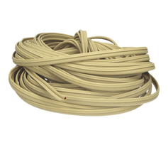 Contactgeluidreducerende strip Lichtbruin - 25 meter Contactgeluidreducerende strip Lichtbruin - 25 meter