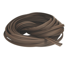 Contactgeluidreducerende strip Donkerbruin - 25 meter Contactgeluidreducerende strip Donkerbruin - 25 meter