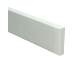 Plintneut MDF Modern Vochtwerend 500x75x18mm. Wit Gelakt RAL9010 Plintneut MDF Modern Vochtwerend 500x75x18mm. Wit Gelakt RAL9010