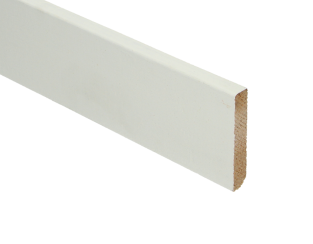 Meranti Plint Recht Hardhout Wit Gegrond