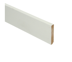 Meranti Plint Recht Hardhout Wit Gegrond