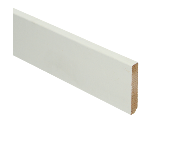 Meranti Plint Recht Hardhout Wit Gegrond