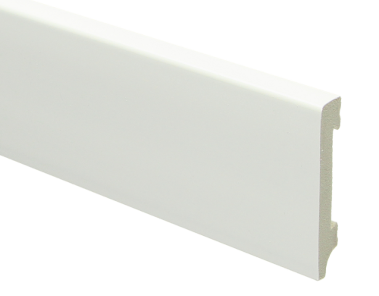 Watervaste Kunststof Plint Recht Wit
