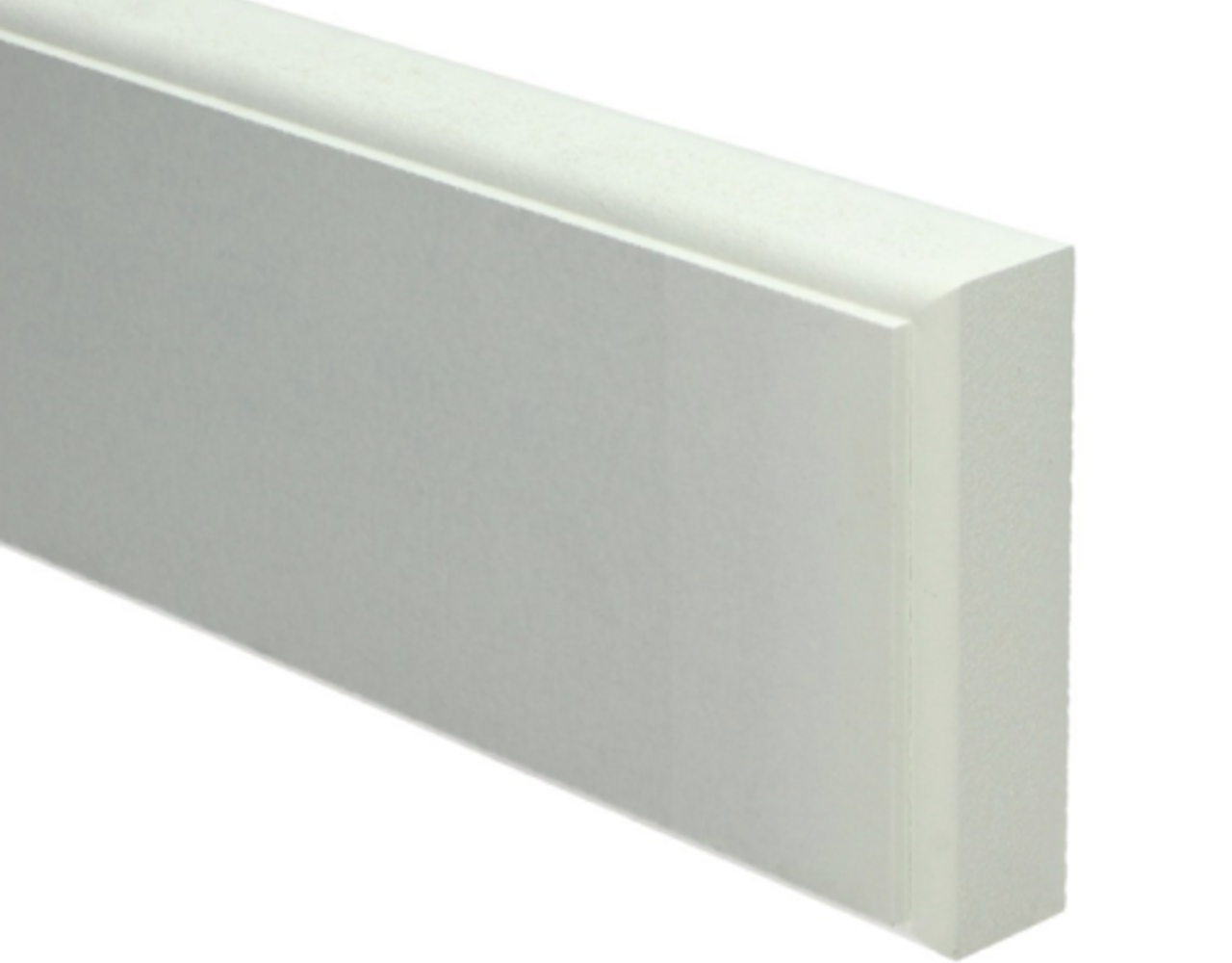 Plintneut MDF Retro Vochtwerend 500x100x30 mm. Wit Gelakt RAL9010 Plintneut MDF Retro Vochtwerend 500x100x30 mm. Wit Gelakt RAL9010