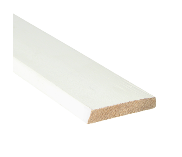 Meranti Hardhout Deurlijst Schuin Wit Gegrond Meranti Hardhout Deurlijst Schuin Wit Gegrond