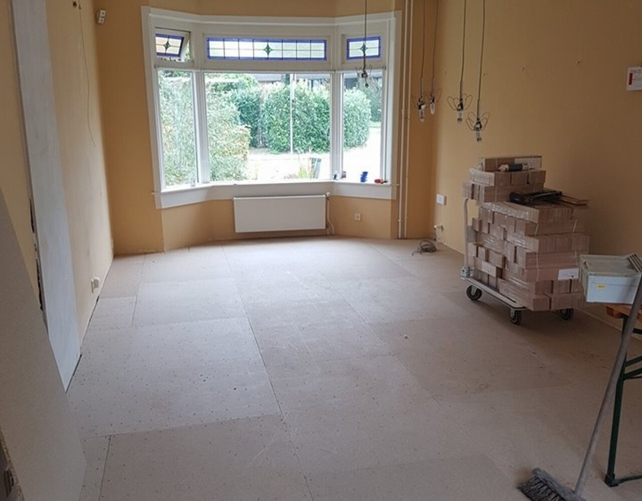 Spaanplaat ondervloer platen 22 mm. (geschuurd) Spaanplaat ondervloer platen 22 mm. (geschuurd)