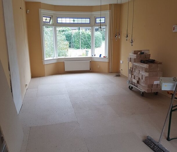 Spaanplaat ondervloer platen 22 mm. (geschuurd) Spaanplaat ondervloer platen 22 mm. (geschuurd)