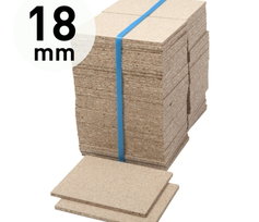 Spaanplaat Broodjes 18 mm. (geschuurd) 20x15 cm.