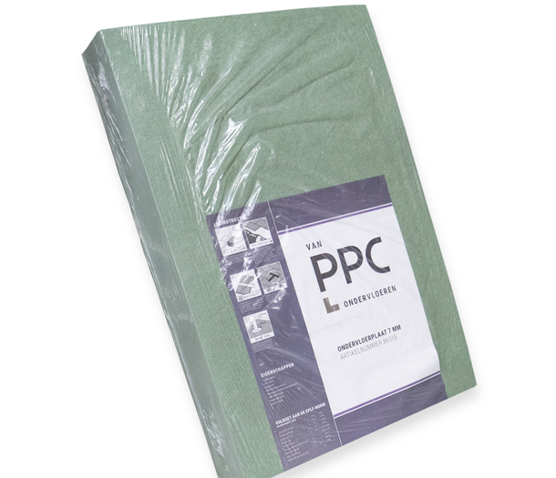 Groene Ondervloer plaat, Isoboard, 7 mm. - 10,03 m2 Groene Ondervloer plaat, Isoboard, 7 mm. - 10,03 m2