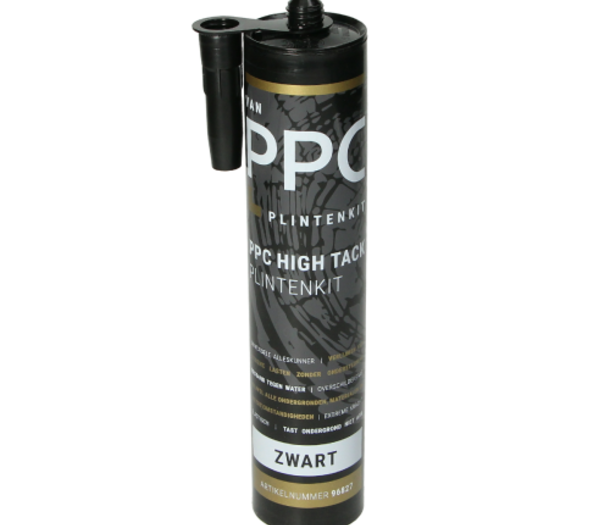 PPC High Tack Plintenkit Zwart 290 ml. PPC High Tack Plintenkit Zwart 290 ml.
