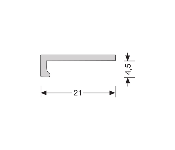 Hoeklijnprofiel Zelfklevend 4 mm. RVS 250 cm. Hoeklijnprofiel Zelfklevend 4 mm. RVS 250 cm.
