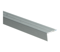 Hoeklijnprofiel Zelfklevend 17 mm. Zilver Geborsteld