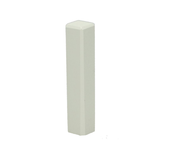 Hoek/eindstuk t.b.v. MDF Plint RAL 9001 70x15 Vochtwerend