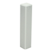 Hoek/eindstuk t.b.v. MDF Plint RAL 9010 55x9 Vochtwerend Hoek/eindstuk t.b.v. MDF Plint RAL 9010 55x9 Vochtwerend