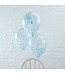 Ginger Ray 5 ballonnen met blauwe confetti