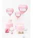 Folieballon It's a girl - meisje - roze