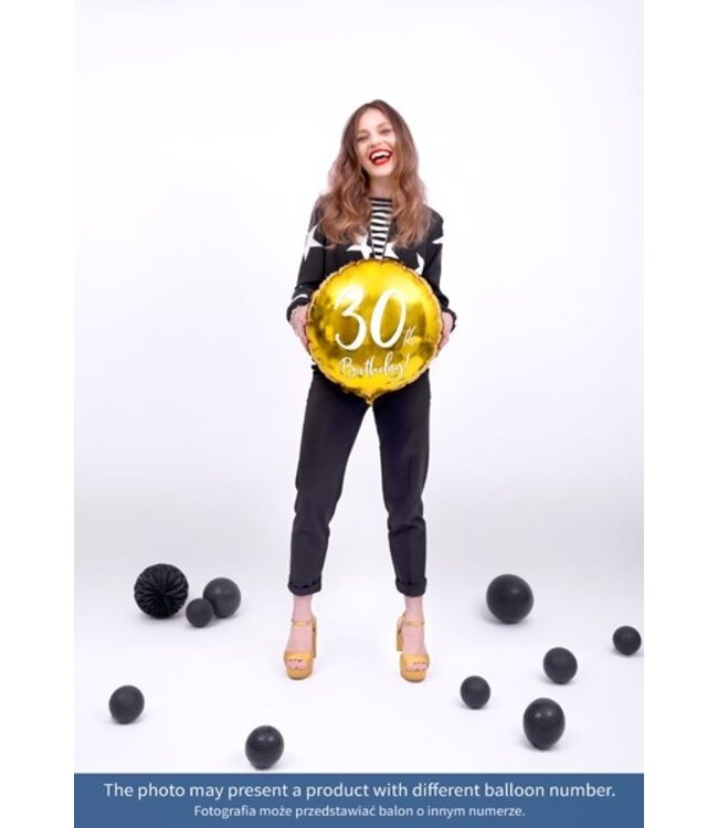 Folieballon 18th birthday - 18e verjaardag