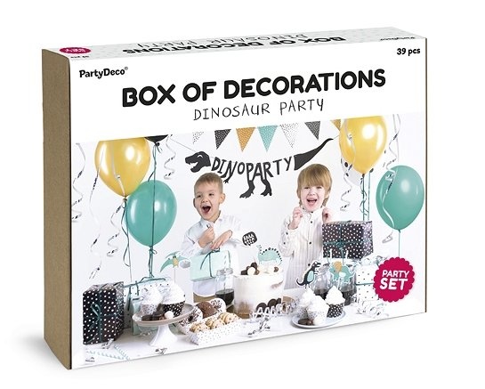 Kinderfeestje feestpakket dinosaurus