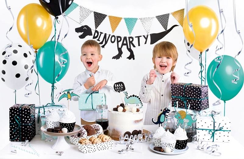 Kinderfeestje feestpakket dinosaurus