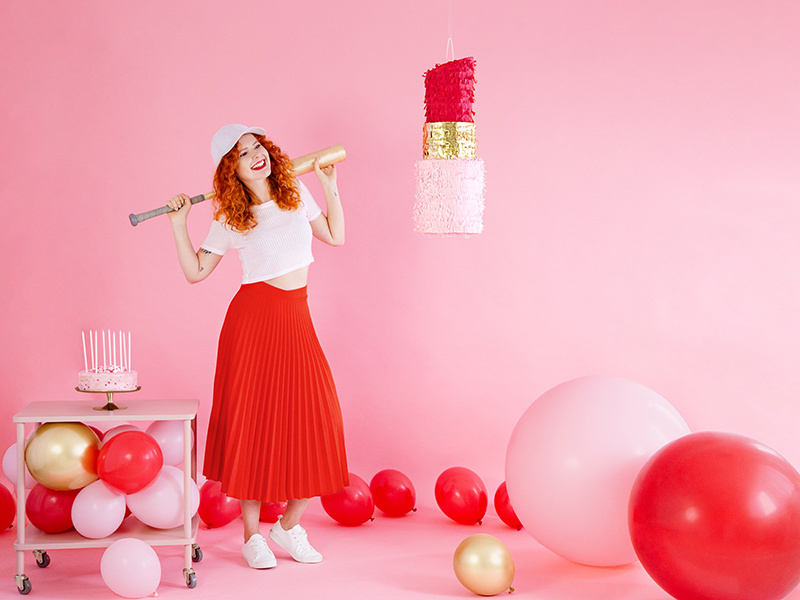 Ballonnen Rood - zakje 5 stuks