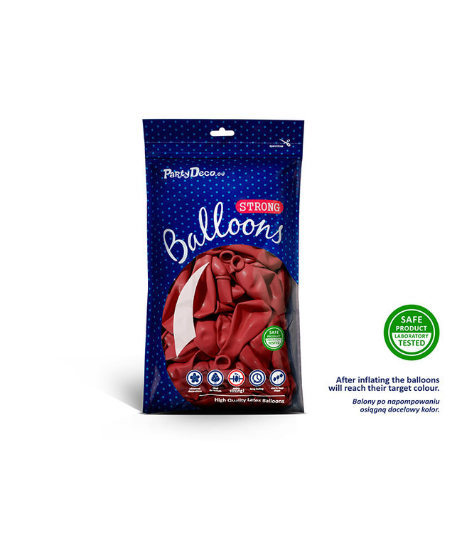 Ballonnen Poppy Rood | 30 cm = 12" | zakje 5 stuks