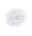 Pompom wit - 35 cm