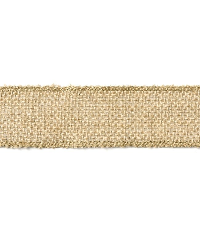 Jute lint 5cm breed - 5 meter lang