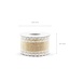 PartyDeco Kanten Jute lint met kant rand 5cm breed - 5 meter lang