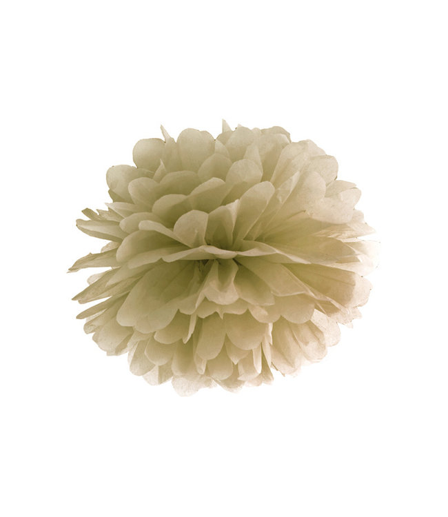 Pompom goud - 35 cm