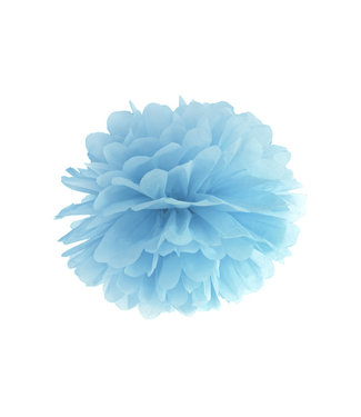 PartyDeco Pompom misty blauw | 25cm