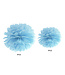 PartyDeco Pompom misty blauw - 35 cm