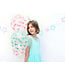 Ballonnen met roze hartjes - 6 stuks