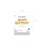 OUTLET Happy Birthday folieballonnen - Goud