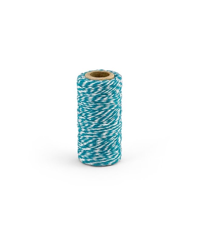 PartyDeco Baker's Twine - blauw - 50 meter