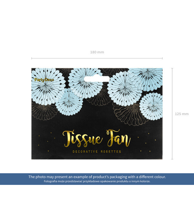 Waaiers wit 3 stuks | 20-30 cm